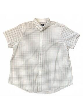 Brooks Brothers classic check Oxford button down shirt Supima Cotton Sz 20 36/37